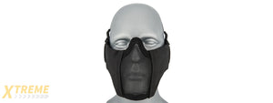 AC-643B TACTICAL ELITE FACE AND EAR PROTECTIVE MASK (BLACK)