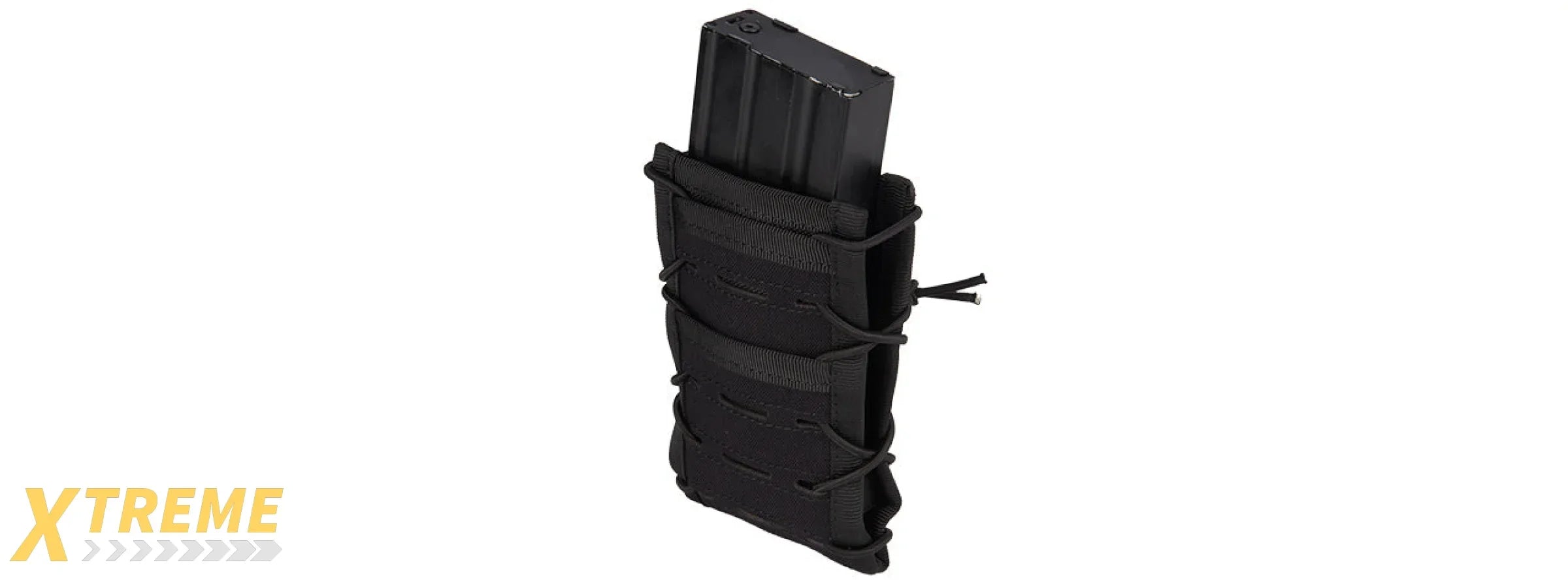 AC-877B SINGLE HIGH SPEED M4 MOLLE MAGAZINE POUCH (BLACK)