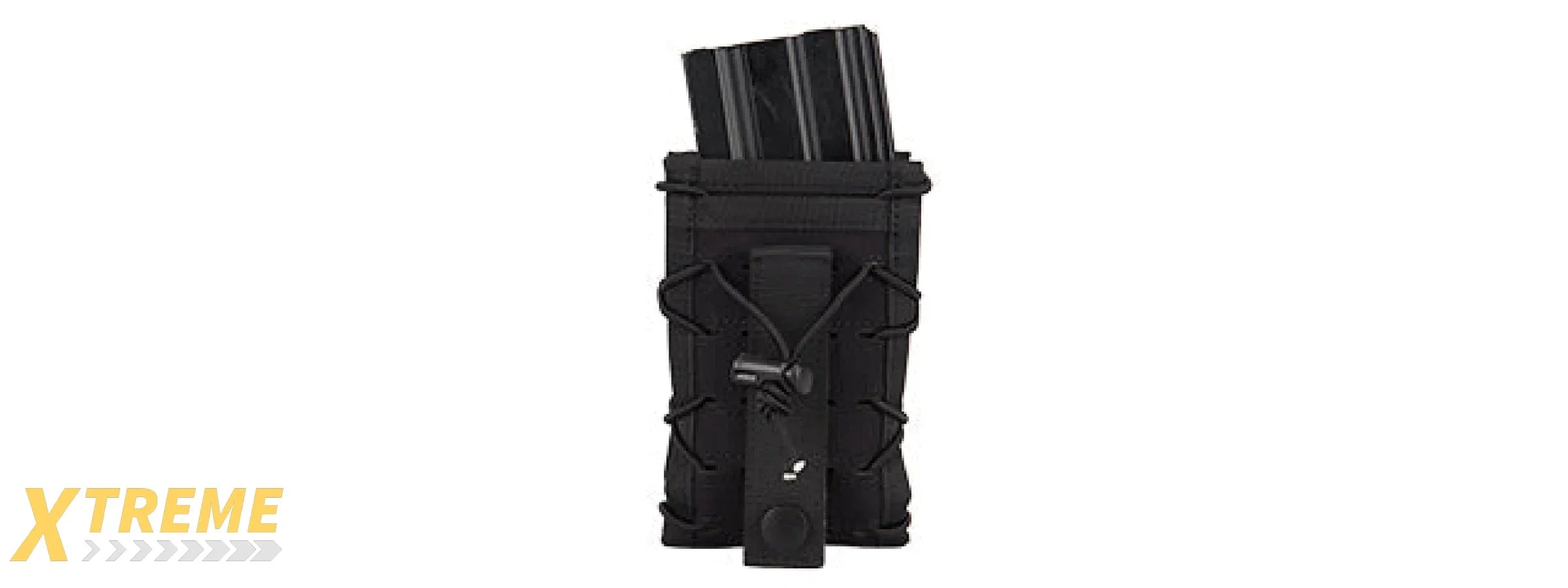 AC-877B SINGLE HIGH SPEED M4 MOLLE MAGAZINE POUCH (BLACK)
