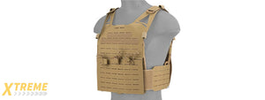 G-FORCE LASER CUT FULL HYPALON MOLLE TACTICAL VEST (TAN)