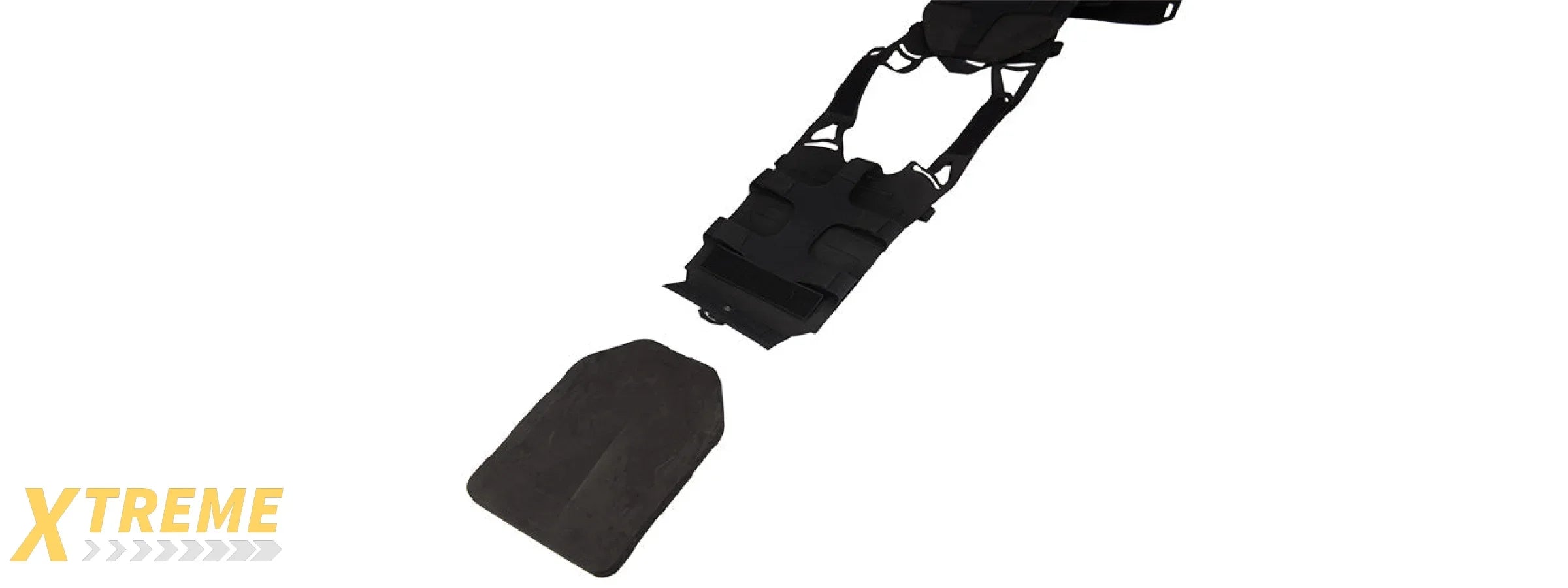 AC-881B LASER CUT FULL HYPALON MOLLE VEST (BLACK)