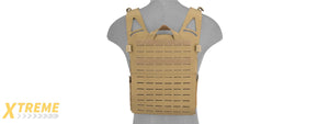 G-FORCE LASER CUT FULL HYPALON MOLLE TACTICAL VEST (TAN)
