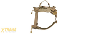 AC-884T MESH ADJUSTABLE TACTICAL DOG VEST (TAN)
