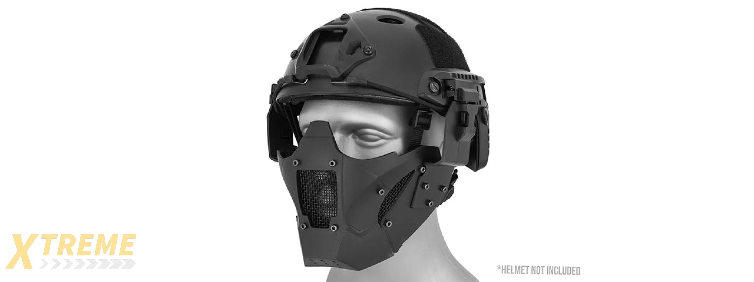 AC-885G ADJUSTABLE RETRO MECHA HALF FACE MASK (OD GREEN)