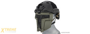 AC-886G ADJUSTABLE T-SHAPED MESH FULL FACE MASK (OD GREEN)
