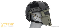 AC-886G ADJUSTABLE T-SHAPED MESH FULL FACE MASK (OD GREEN)