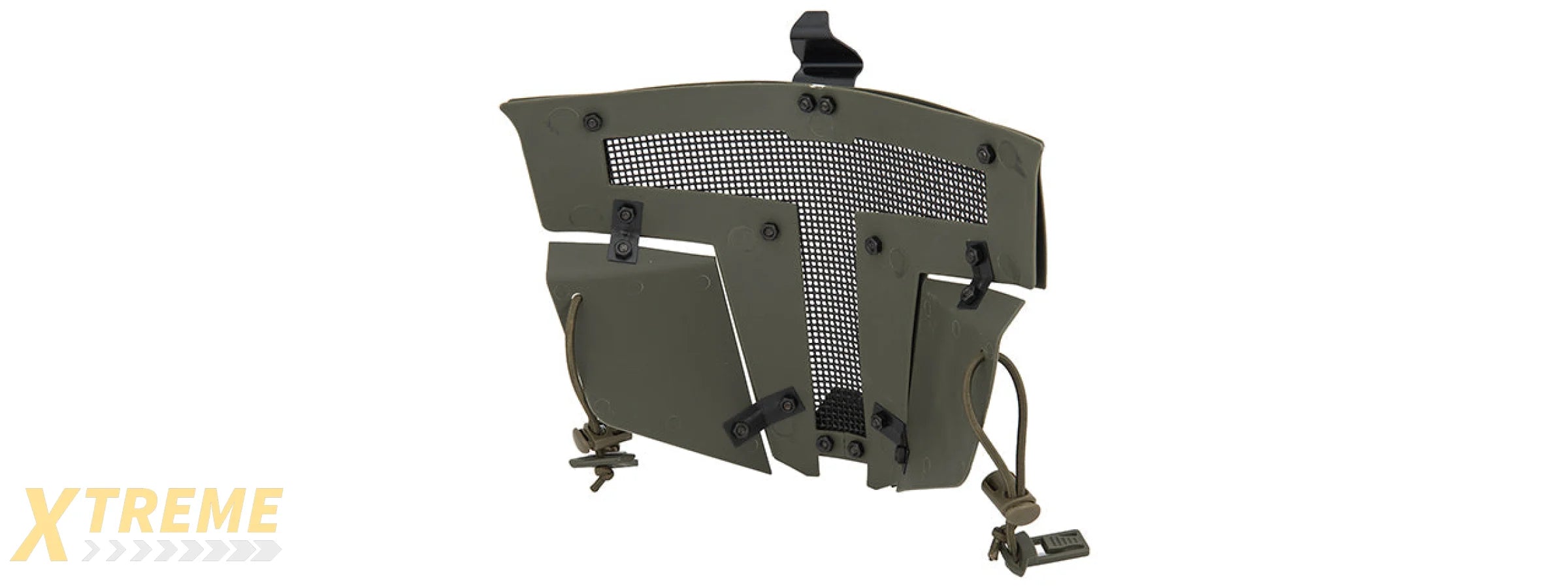 AC-886G ADJUSTABLE T-SHAPED MESH FULL FACE MASK (OD GREEN)