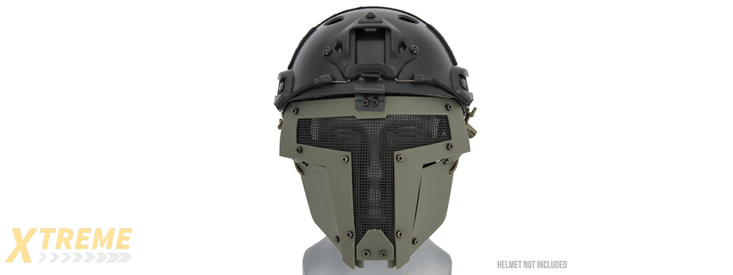 AC-886G ADJUSTABLE T-SHAPED MESH FULL FACE MASK (OD GREEN)