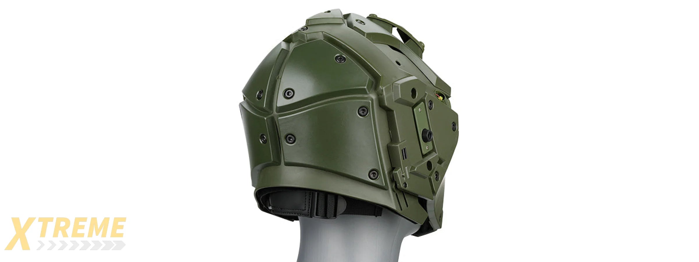 AC-892GB WOSPORT TACTICAL HELMET W/ NVG & TRANSFER BASE (GREEN)