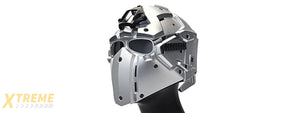 AC-892SB WOSPORT TACTICAL HELMET W/ NVG & TRANSFER BASE (SILVER)