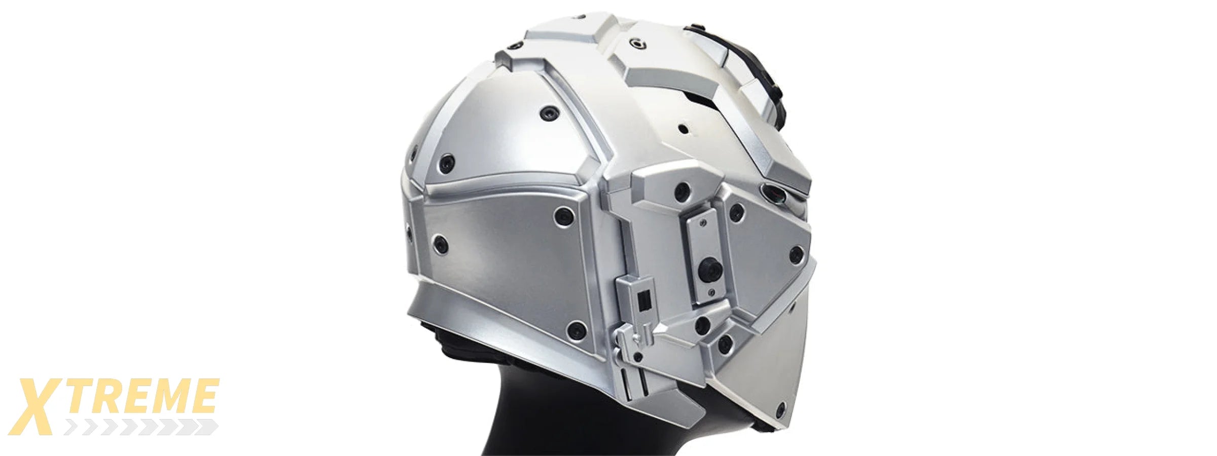 AC-892SB WOSPORT TACTICAL HELMET W/ NVG & TRANSFER BASE (SILVER)