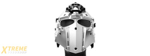 AC-892SB WOSPORT TACTICAL HELMET W/ NVG & TRANSFER BASE (SILVER)