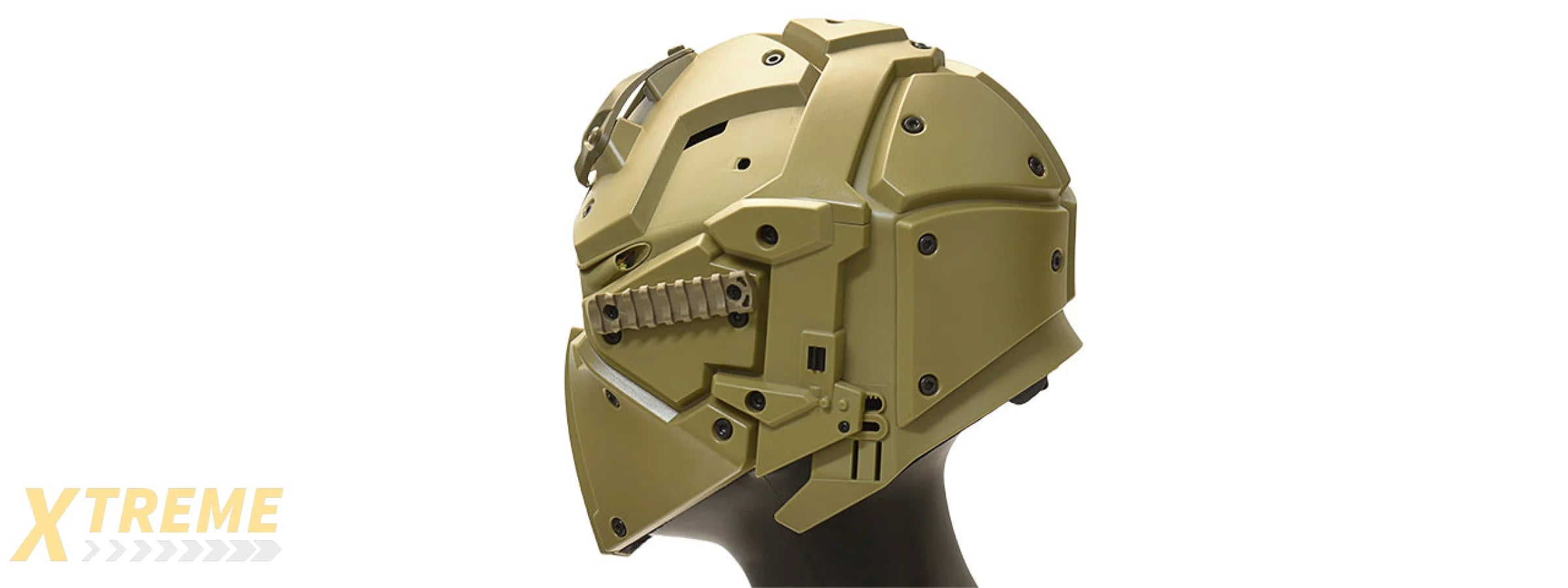 AC-892TB WOSPORT TACTICAL HELMET W/ NVG & TRANSFER BASE (TAN)