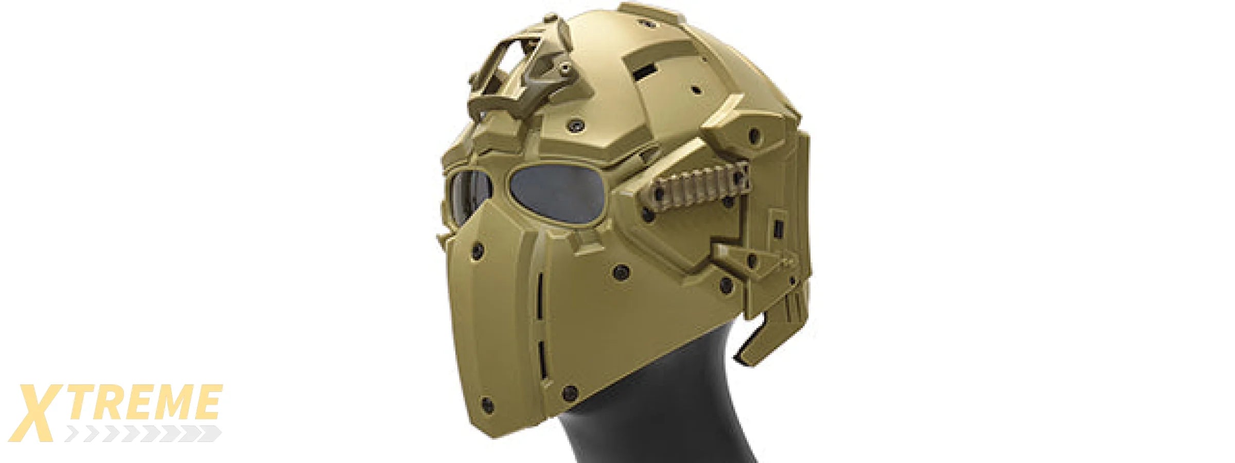AC-892TB WOSPORT TACTICAL HELMET W/ NVG & TRANSFER BASE (TAN)