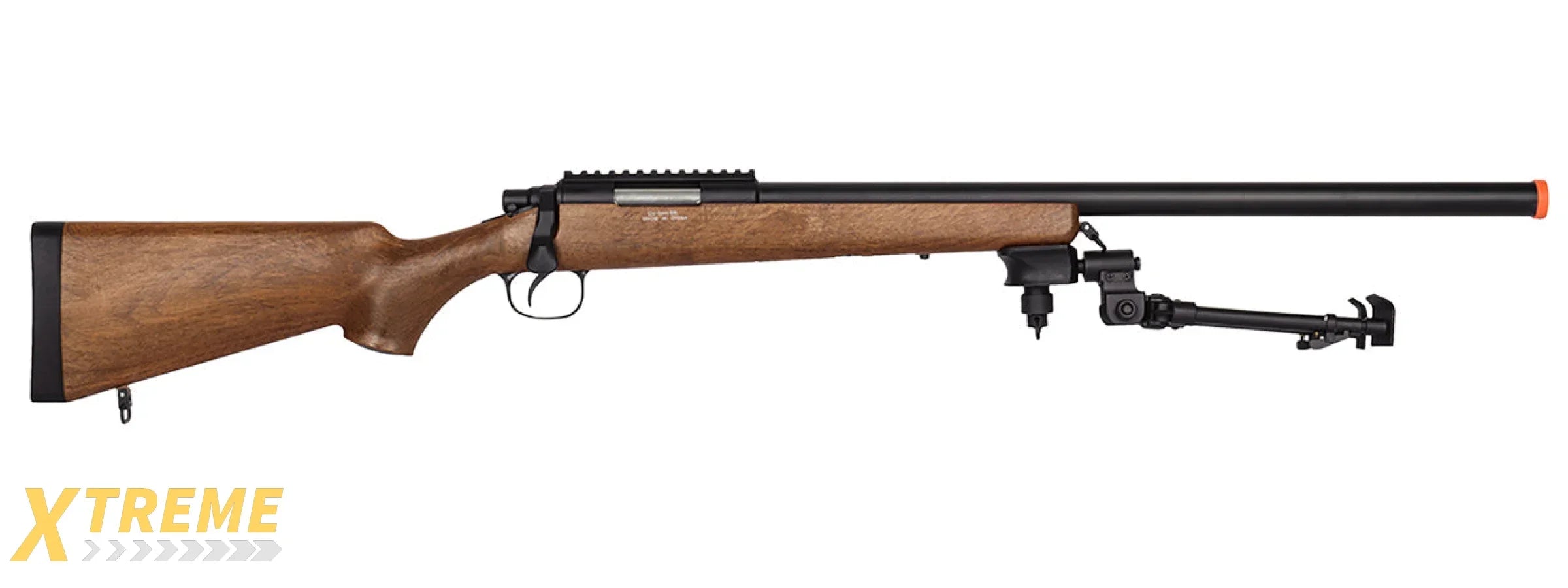 AGM MP001ABIP BOLT ACTION SNIPER RIFLE W/ BIPOD (COLOR: WOOD)