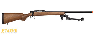 AGM MP001ABIP BOLT ACTION SNIPER RIFLE W/ BIPOD (COLOR: WOOD)