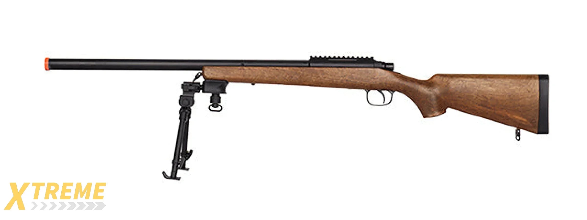 AGM MP001ABIP BOLT ACTION SNIPER RIFLE W/ BIPOD (COLOR: WOOD)