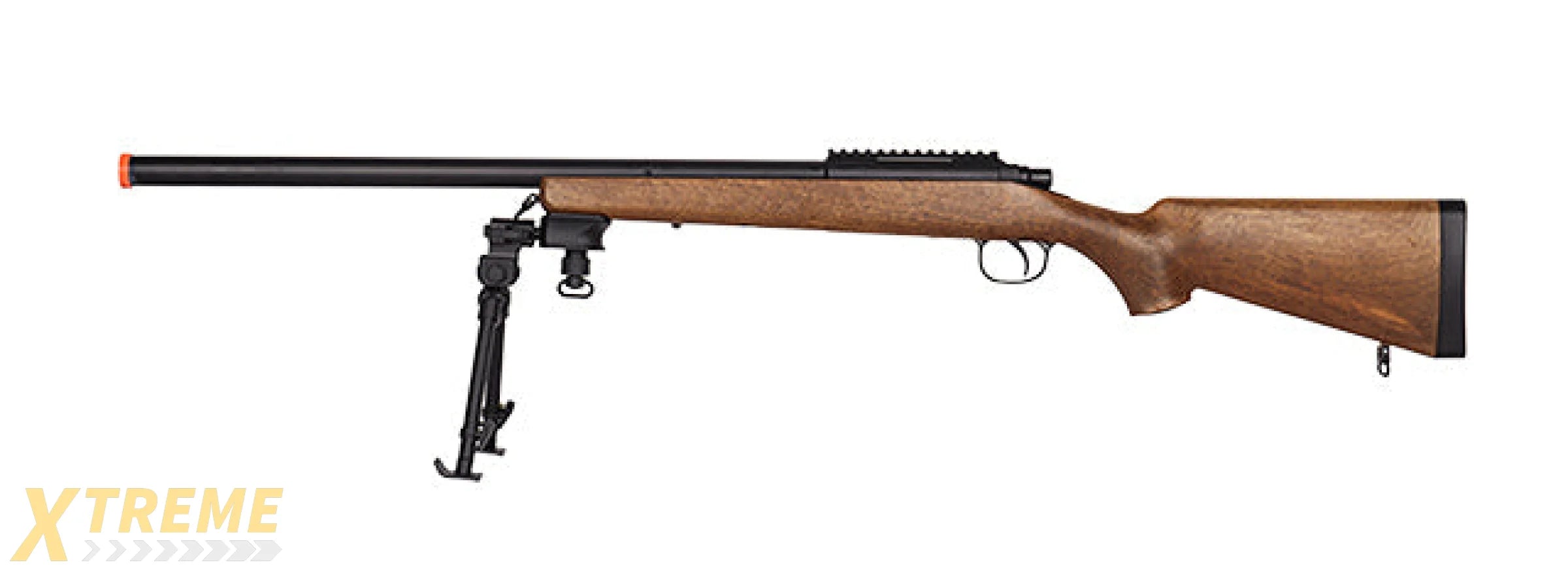 AGM MP001ABIP BOLT ACTION SNIPER RIFLE W/ BIPOD (COLOR: WOOD)