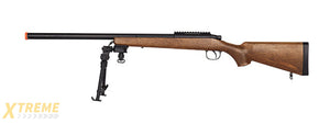 AGM MP001ABIP BOLT ACTION SNIPER RIFLE W/ BIPOD (COLOR: WOOD)