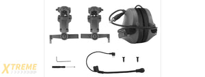 Airsoft C5 Tactical Communication Headset For Helmets - (Black)