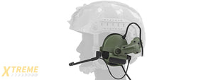 Airsoft C5 Tactical Communication Headset For Helmets - (OD Green)