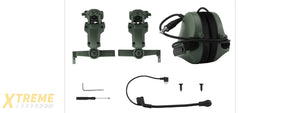 Airsoft C5 Tactical Communication Headset For Helmets - (OD Green)