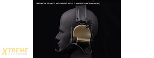 Airsoft C5 Tactical Communication Headset - (Tan)