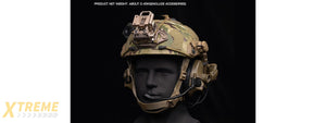Airsoft C5 Tactical Communication Headset w/ Noise Reduction For Helmets - (Tan)