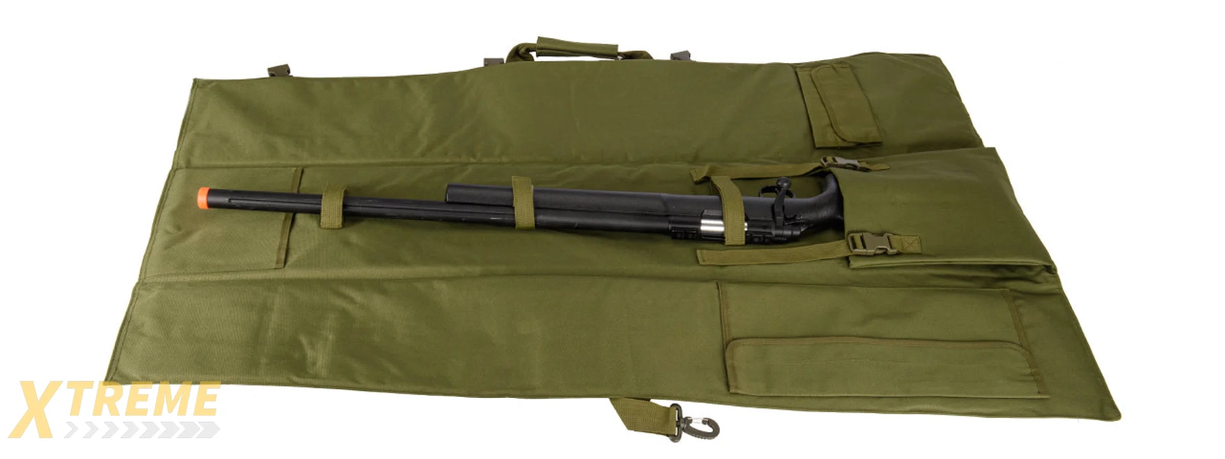 Airsoft Sniper Fishing Rod Tactical Gun Bag (Olive Green)