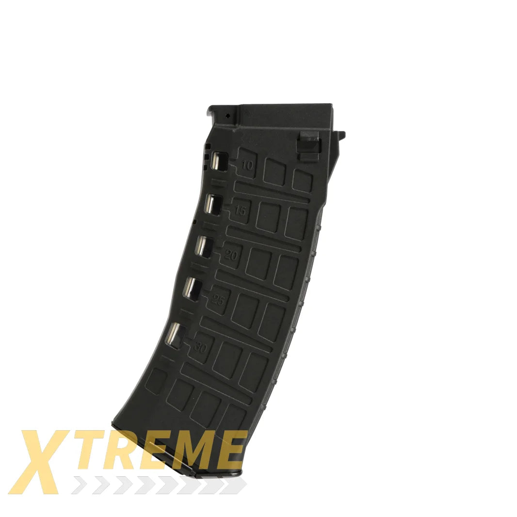 AK12 30/135Rds Variable-Cap EMM Magazine BLK - Magazine