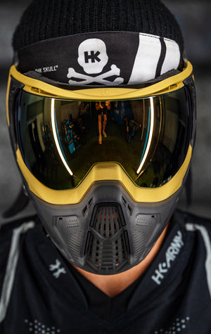 SLR Goggle - Alloy (Gold/Black/Smoke) Gold Lens - XTREME Airsoft Superstore