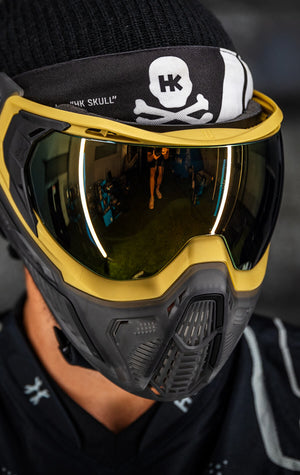 SLR Goggle - Alloy (Gold/Black/Smoke) Gold Lens - XTREME Airsoft Superstore