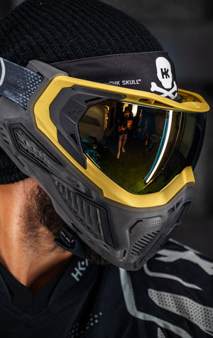 SLR Goggle - Alloy (Gold/Black/Smoke) Gold Lens - XTREME Airsoft Superstore