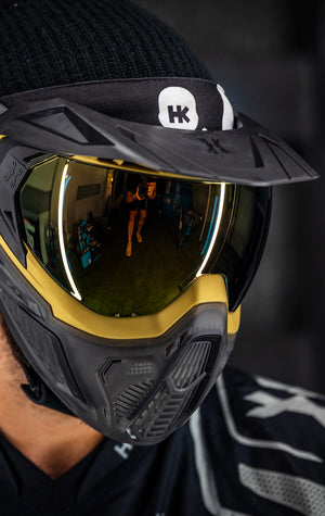 SLR Goggle - Alloy (Gold/Black/Smoke) Gold Lens - XTREME Airsoft Superstore