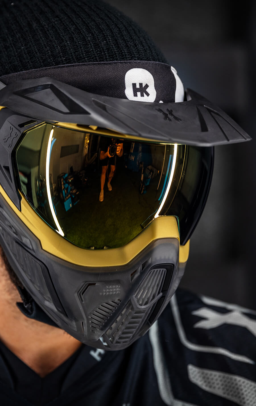 SLR Goggle - Alloy (Gold/Black/Smoke) Gold Lens - XTREME Airsoft Superstore