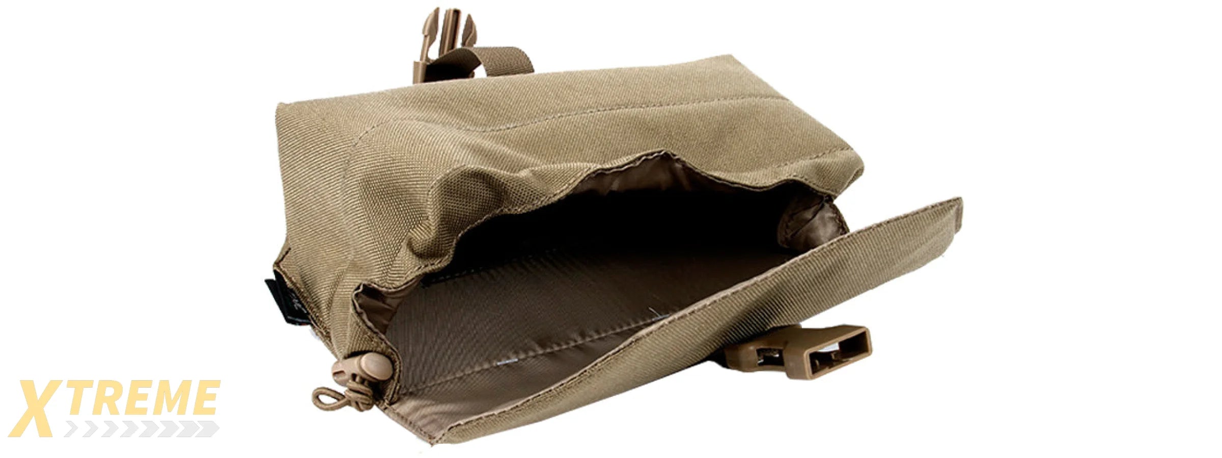 AMA 500D NYLON TACTICAL MOLLE ADMIN POUCH FOR GPNVG18 - COYOTE BROWN
