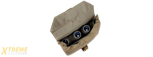 AMA 500D NYLON TACTICAL MOLLE ADMIN POUCH FOR GPNVG18 - COYOTE BROWN