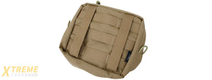 AMA CORDURA BILLOWED UTILITY POUCH W/ MOLLE WEBBING - COYOTE BROWN