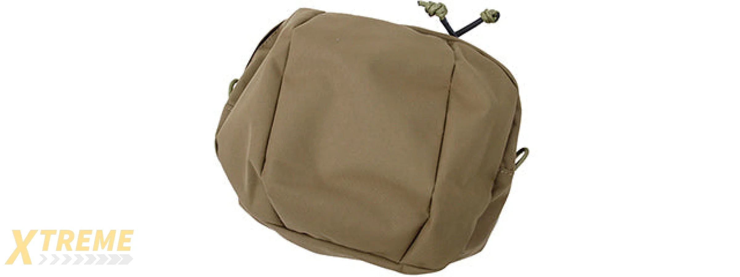 AMA CORDURA BILLOWED UTILITY POUCH W/ MOLLE WEBBING - COYOTE BROWN