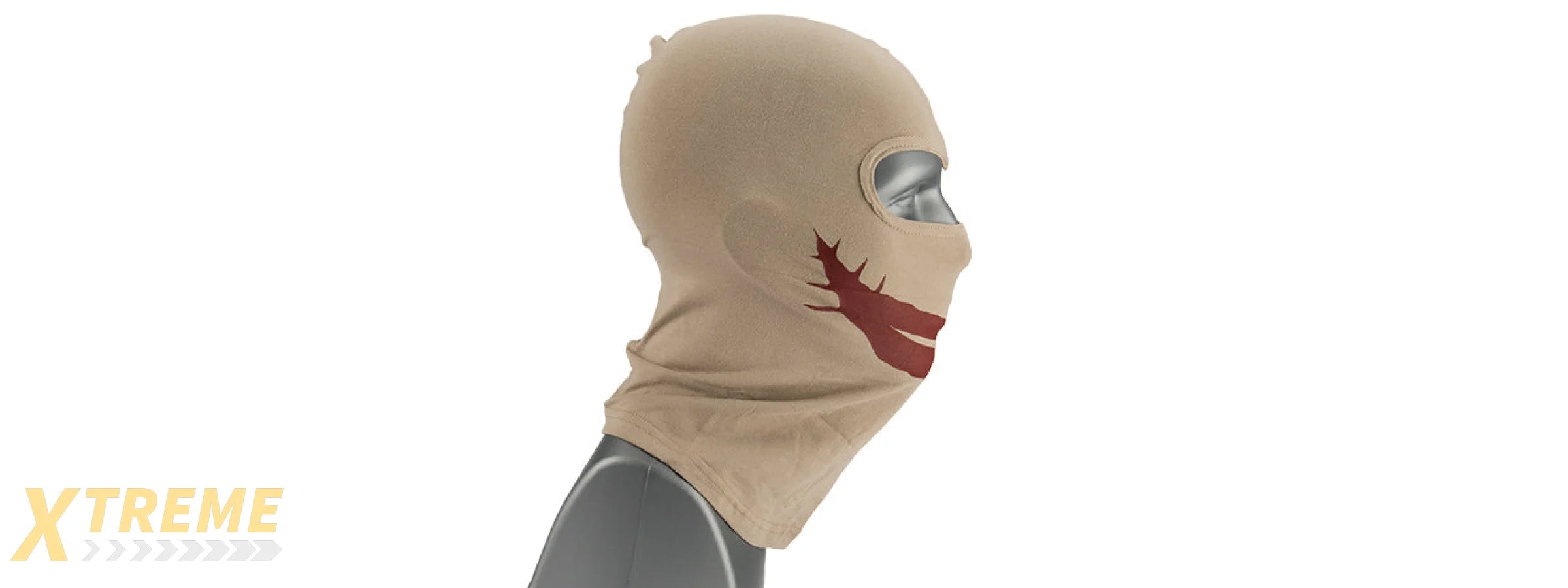 AMA Full Face Protection Joker Balaclava Mask - TAN