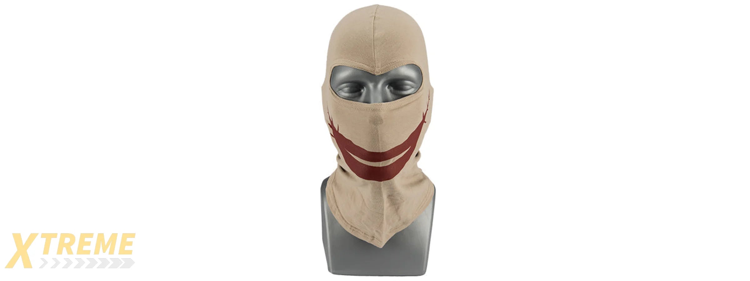 AMA Full Face Protection Joker Balaclava Mask - TAN