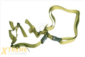 AMA OpSpec 3-Point Adjustable QD Rifle Sling - OD GREEN