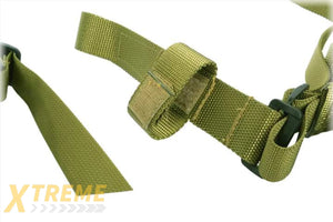 AMA OpSpec 3-Point Adjustable QD Rifle Sling - OD GREEN