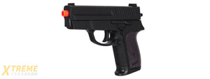 AMA Spring Airsoft Pistol w/ Vertical Grip, Laser & Stock - (Black)