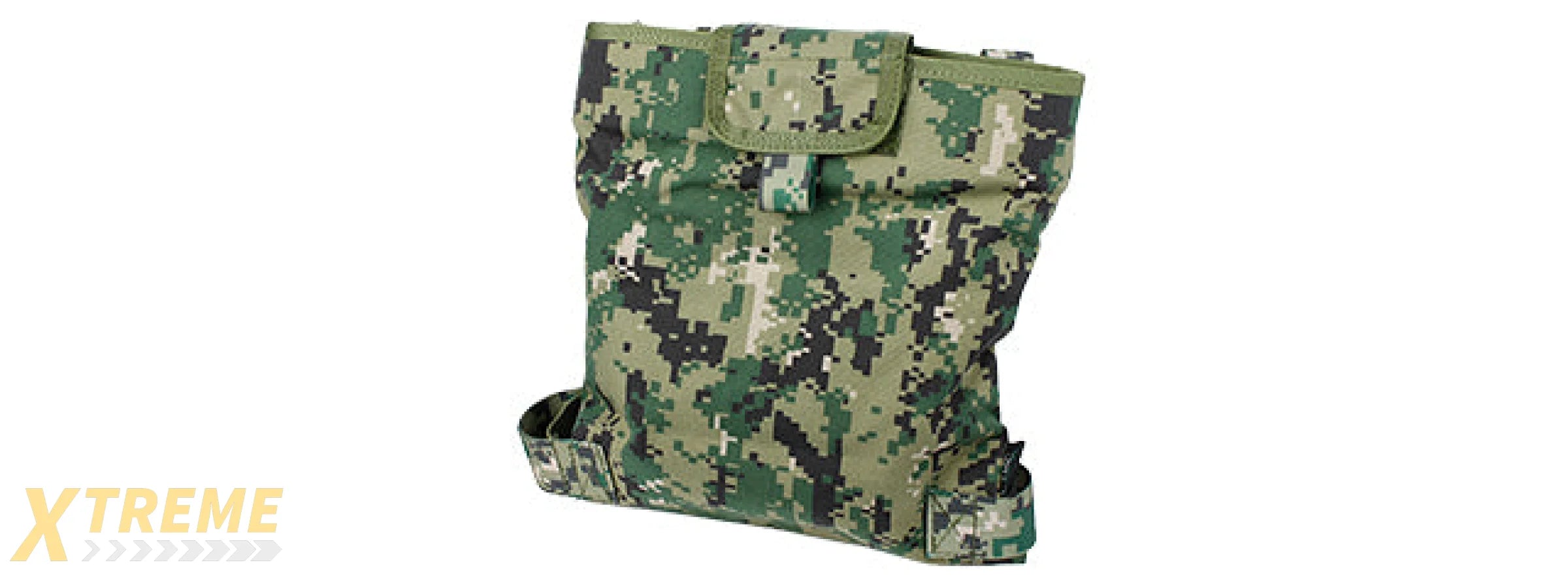 AMA TACTICAL MOLLE MAGAZINE DUMP POUCH - WOODLAND DIGITAL