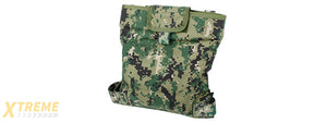 AMA TACTICAL MOLLE MAGAZINE DUMP POUCH - WOODLAND DIGITAL