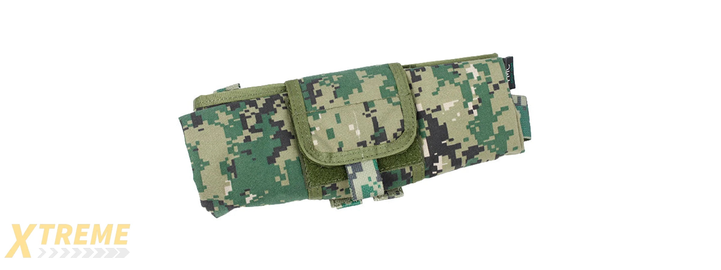 AMA TACTICAL MOLLE MAGAZINE DUMP POUCH - WOODLAND DIGITAL