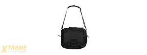 AMA WATERPROOF NYLON OPERATOR'S SHOULDER BAG - BLACK