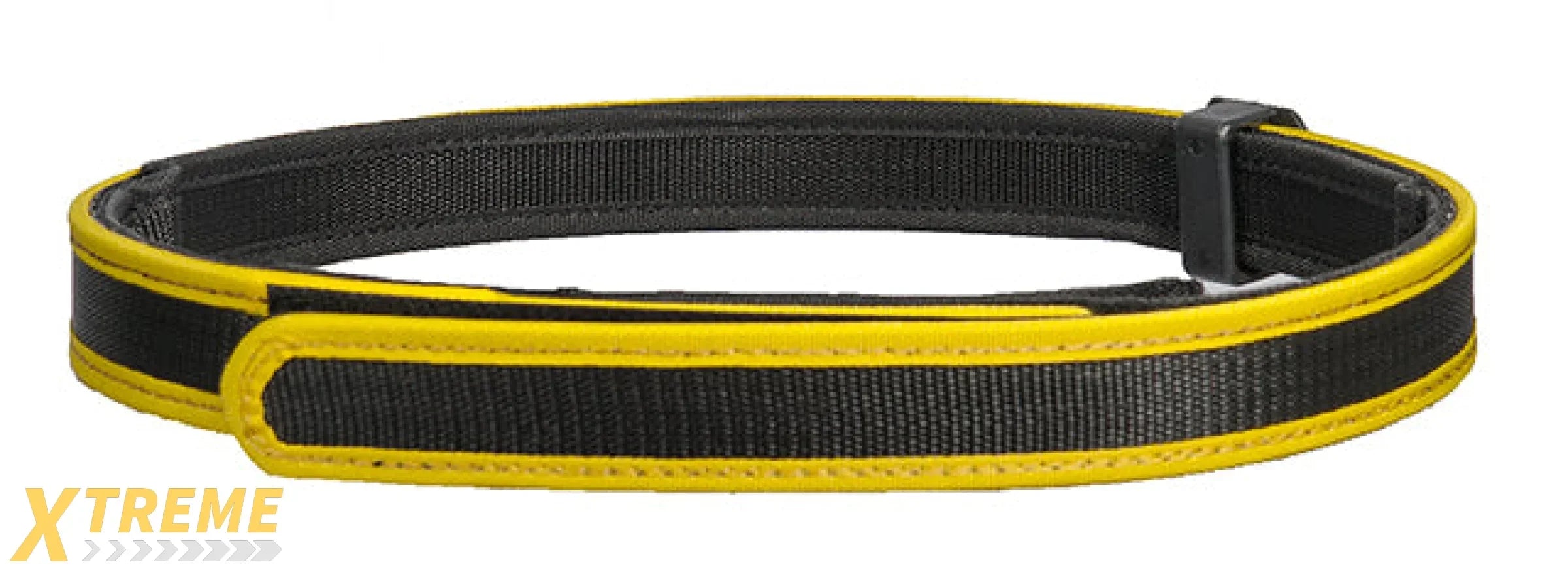 AC-402YL COMPETITION SPECIAL BELT (COLOR: BLACK & YELLOW) SIZE: LARGE