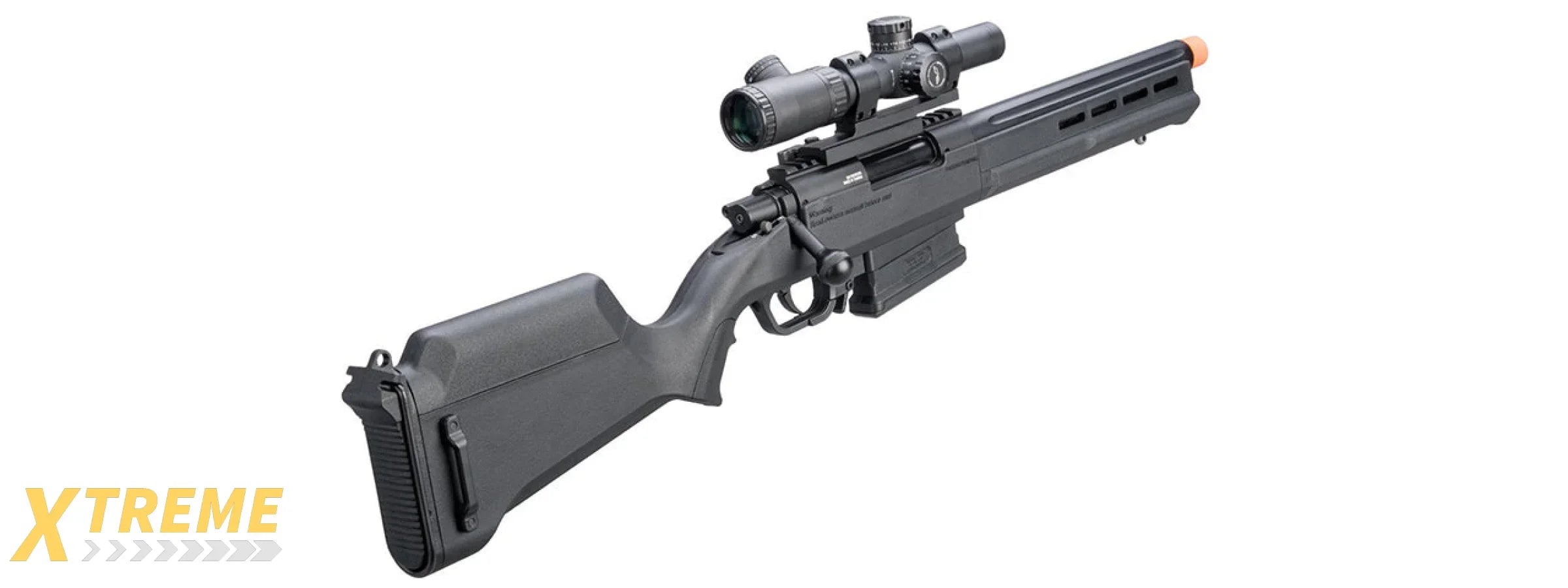 AMOEBA "Striker" S2 Gen2 Bolt Action Scout Rifle w/ M-LOK Handguard - (Black)